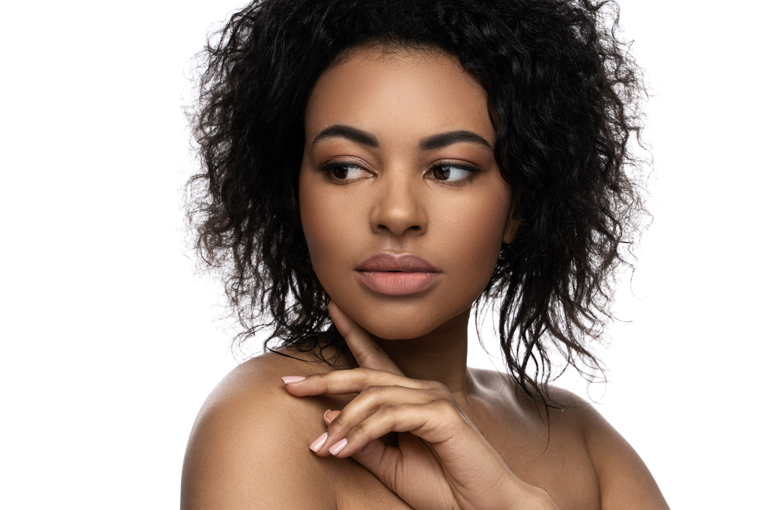Black Woman with smooth skin - Botox and Xeomin